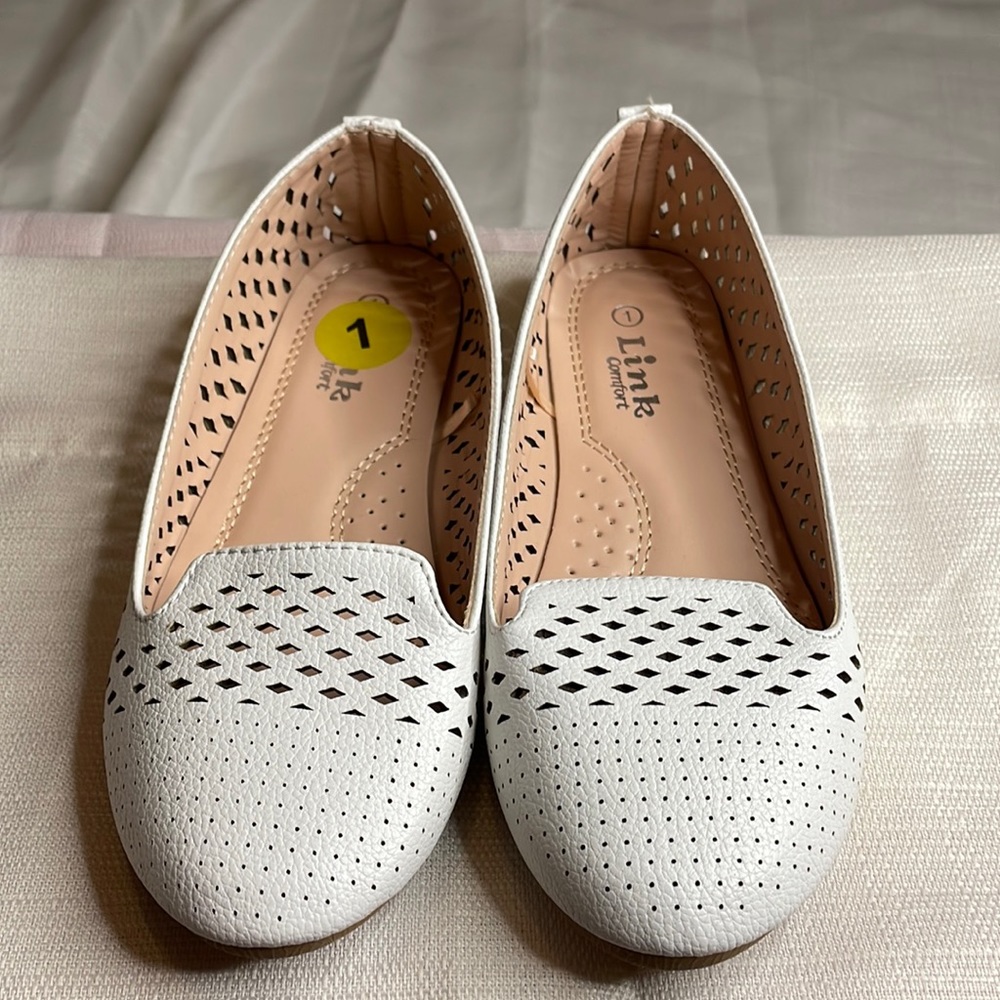 Woven Little girls ballet flats